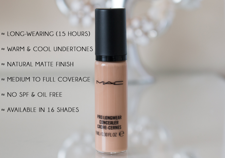 Mac Pro Longwear Concealer Review Before and After