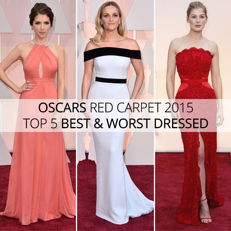Oscars Red Carpet 2015 Top 5 Best and Worst Dressed